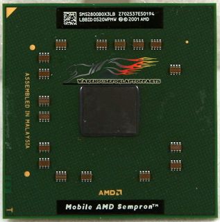 AMD Mobile Sempron 2800 1 6GHz CPU 754 SMS2800BOX3LB