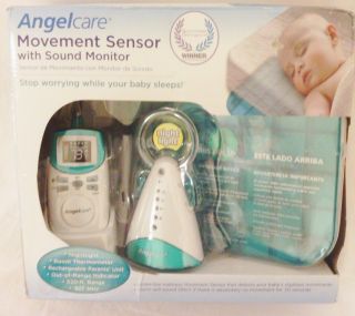 Angelcare Baby Movement and Sound Monitor Blue White