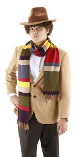 Doctor Who 4th Doctor Knitted 6 1/2 Foot Scarf Authentic Licensed NEW 