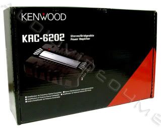 New Kenwood KAC 6202 Amp 2 Channel 400W Car Amplifier
