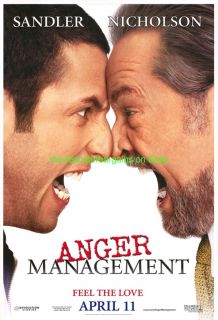 Anger Management Movie Poster 27x40 Original Jack Nicholson Adam 