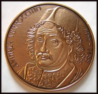 Art Medal Andrea Del Verrocchio Renaissance Painters