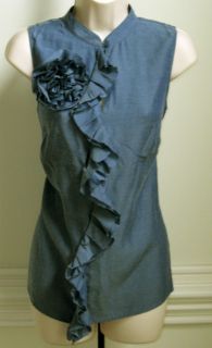 The Limited Womens Sleeveless Top Shirt Blues New Discount