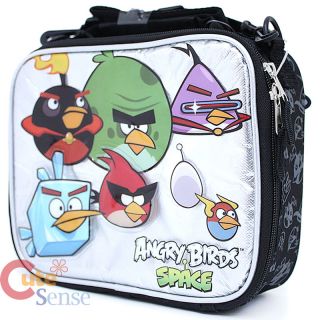 Angry Birds Space School Backpack 16 Large Bag with Lunch Snack Bag 