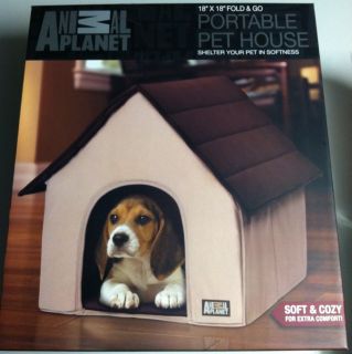 Animal Planet Fold Go Portable Dog Pet House Home Indoor Pups New