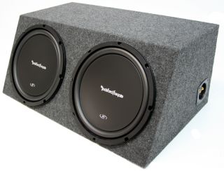 Rockford Fosgate Dual 12 Amplified Loaded Subwoofer Box and P300 1 