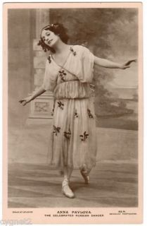 Vintage Postcard Ballet Anna Pavlova 1910 Valse Caprice