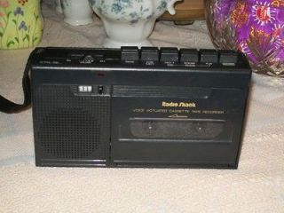   SHACK VOICE ACTIVATED CASSETTE TAPE RECORDER AND PLAYER MODEL CTR 76