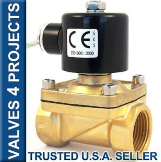 Water Air Gas Fuel NC Solenoid Valve 3/8 BSPP 220V AC 2W 10