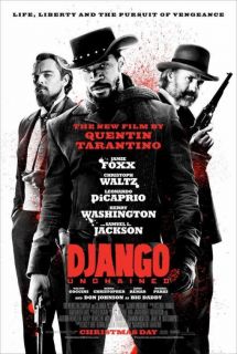 Django Unchained Movie Poster 2 Sided Original Final 27x40 Quentin 