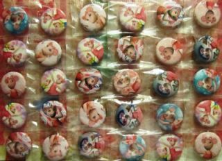 New Angelina Ballerina Buttons 30 Mini Pins Party Favors