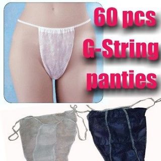 spa disposable panties underwear t back g string 60 pcs