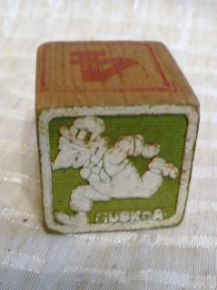 1940s Raggedy Ann and Andy Vintage Block 1 25 square HUSKRA AND FAIRY