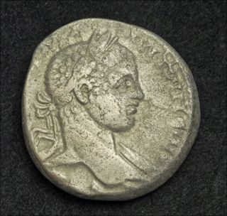 Elagabalus 218 222 Ad Bi Tetradrachm Bust Eagle Antioch Mint