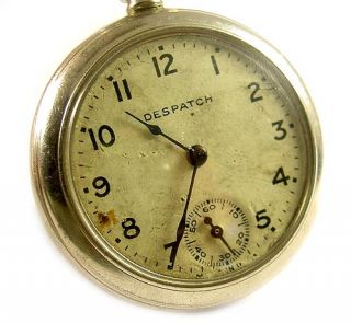 ansonia watch co despatch pocket dollar watch early 1900 s