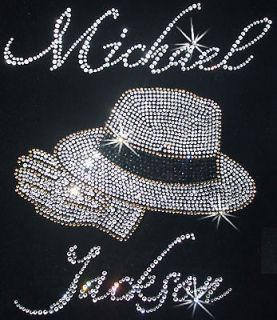 MJ Michael Jackson hat iron on a Kids Birthday DIY Party Fun Craft