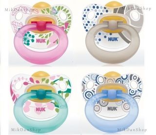 NUK 2 Pack Classic Latex BPA Free Pacifier, Size 3, Colors May Vary
