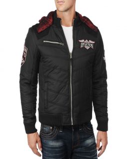 Affliction DOUBLE TURN Mens Bomber Jacket   10OW411   NEW 