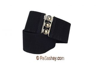 new 2 1 2 wide elastic stretch cinch belt xs s m