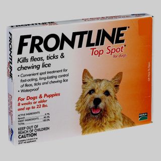 frontline topspot for dogs 22lbs 6 tubes 10186 time left