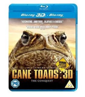 Cane Toads The Conquest 3D NEW Documentary Blu Ray DVD Mark Lewis 