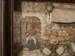 Anton Pieck 3D Art Picture in Shadow Box Frame Very Nice