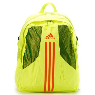 Brand New Adidas CR_BTS Power Backpack Book Bag in Fluorescent Yellow