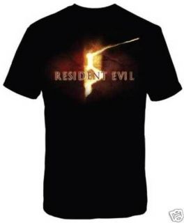 resident evil 5 t shirt tee new logo sign adult men xl
