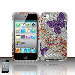 Apple iPod Touch 4G 4 4th Generation Hard Case Cover Purple Butterfly 