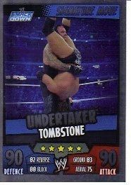 wwe slam attax rumble signature card 33 undertaker from united