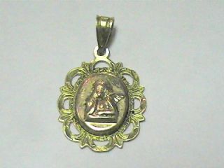 Michael Anthony 14k Rose and Yellow Gold Guardian Angel Pendant No 