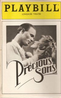   Sons March 1986 Playbill Ed Harris Judith Ivey Anthony Rapp