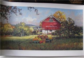   Edition 622 of 850 Pencil Numbered Signed Apple Valley Poster