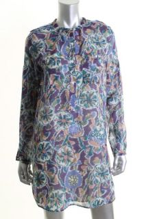 Antik Batik New Lylo Multi Color Wool Printed Long Sleeve Shift Casual 