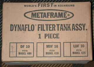   Metaframe Aquarium Part Dynaflo DF10 Filter Tank Assembly