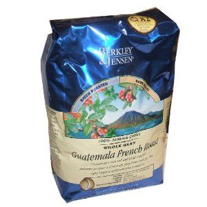   Guatemala French Roast 100 Whole Bean Arabica Coffee Valuepack