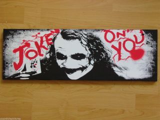 Batmans Joker Character Goth Dark Print Hanging Wall Art NEW