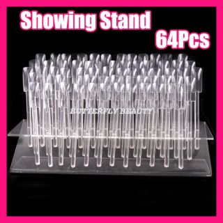 64 Nail Art Tools Showing Stand Shelf for Display D90