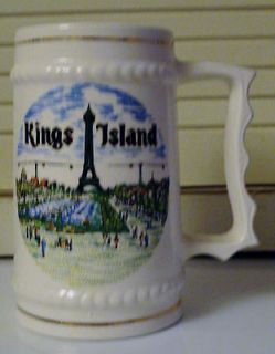 Vintage Kings Island Ohio Amusement Park Mug Made in Japan   Great 