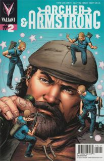 Archer and Armstrong #2 Variant. New Valiant. VF/NM or better 