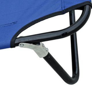   new foldable military adventure style camping cot royal blue 04 0003