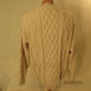   sweater made in ireland for aran country by kennedy of ardara is