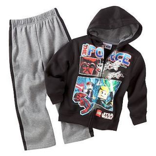 DARTH VADER STAR WARS LEGO Fleece Hoodie&Pants Clothing Track Set 