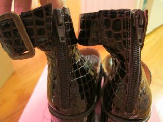 Jeffrey Campbell Anton EX Size 7 5 Retail $198 Crocodile Platform 