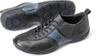 Mens Born Lace Up Casual Shoe Bolt Carbone / Bosford Grey Black 