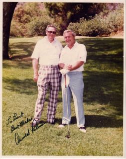Arnold Palmer Signed Golf Legend w Signing Data UACC R