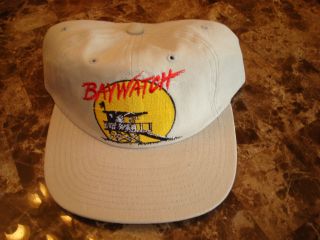 BAYWATCH 1994 AMERICAN NEEDLE 90S DEADSTOCK HAT CAP ADJUSTABLE 