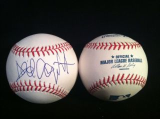 David ARQUETTE Signed OML Baseball Scream 4 PROOF