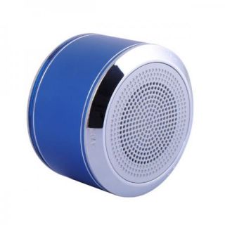 Blue Portable Wireless Bluetooth Stereo Rechargeable Speaker for PC 