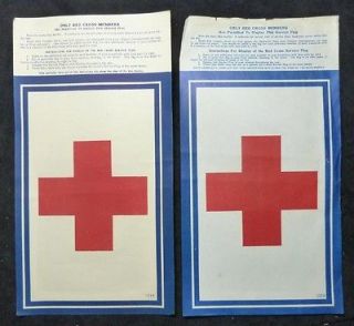 original ww1 red cross service flag posters ships free time